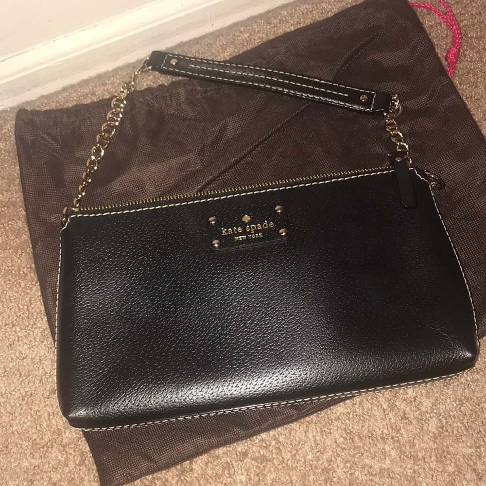 Black kate spade purse